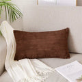 Axyaa Monochrome Corduroy Velvet Pillow Case, 40x60cm
