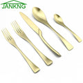 Axyaa Rose Gold Stainless Steel Cutlery Set for 1