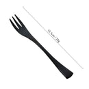 Axyaa Stainless Steel Mini Cake Fork Set - 4 Piece Forks for Dessert, Salad, Fruit
