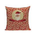 Axyaa Christmas Cushion Cover: Festive Square Pillow Case for Home Xmas Ambience