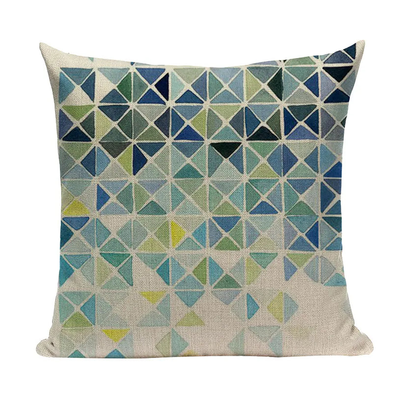 Axyaa Geometric Pillowcases: Nordic Design for Home Decor