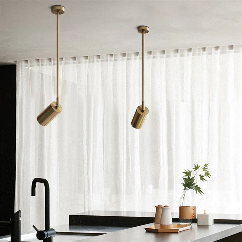 Axyaa Golden LED Ceiling Lights for Living Room and Dining Room