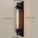 Axyaa Rustic Wall Sconce with Edison Bulb Included