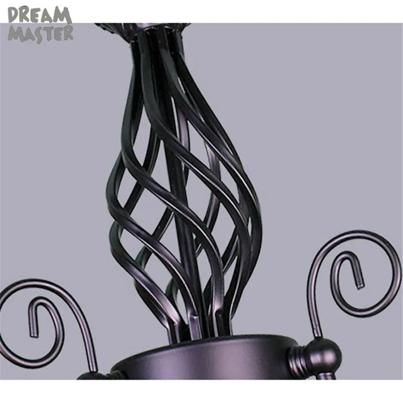 Axyaa Modern Wrought Iron Chandeliers for Dining Living Room Hotel Decor