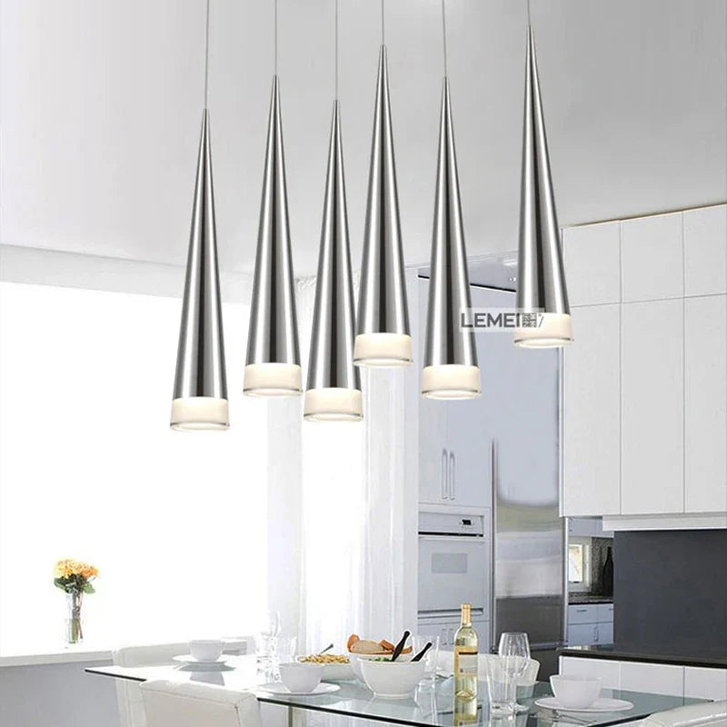 Axyaa Conical Pendant Light: Modern Metal Industrial Hanging Lamp for Home, Dining, Living Room