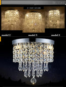 Axyaa LED Crystal Ceiling Lights for Living Room - Modern Luminarias