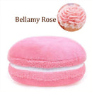 Axya™ Round Macaron Plush Cushion: Cake Pillow for Home Decor, Wedding & Christmas Gift