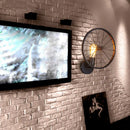 Retro Loft Wheel Wall Lamp by Axyaa - Creative Personality Light for Restaurant, Bar, Bedroom