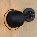 Axyaa Vintage Black Iron Wrought Wall Light Loft Industrial Sconce