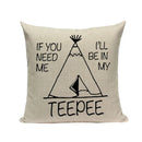 Axyaa Spring Letter Pillow Cover - Black & White Decorative Cushion