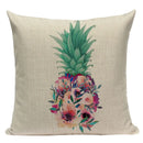 Axyaa Boho Kilim Leaf Cushion Cover - Retro Middle Eastern Style Home Decor