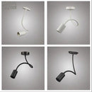 Axyaa LED Hose Track Lights, E27 Lamp Holder, Long Rod Bending Light