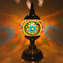Axyaa E14 Glass Mosaic Table Lamp - Mediterranean Turkish Style