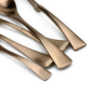 Axyaa Rose Gold Stainless Steel Cutlery Set for 1
