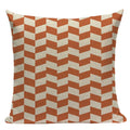 Axyaa Geometric Linen Cushion Cover Multicolour Decorative Pillow for Home Sofa