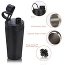 Axyaa Stainless Steel Protein Shaker Thermos Bottle 500ML