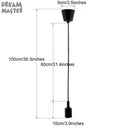 Axyaa Colorful Pendant Lights: Modern DIY Design, Home & Shop Lighting Solution