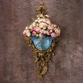 Luxury Palace Wall Hanging Resin Vase Home Decoration by Axyaa