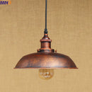 Axyaa Rustic Pendant Light Retro Vintage Edison Style Loft Industrial Lamp