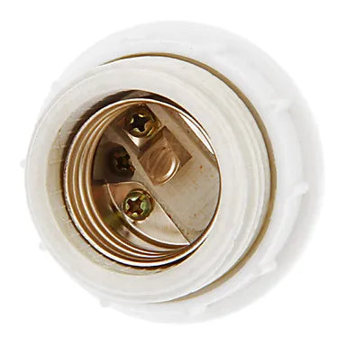 Axyaa Ceramic E27 Lamp Holder Socket Base 110v-220v Bulb Fitting