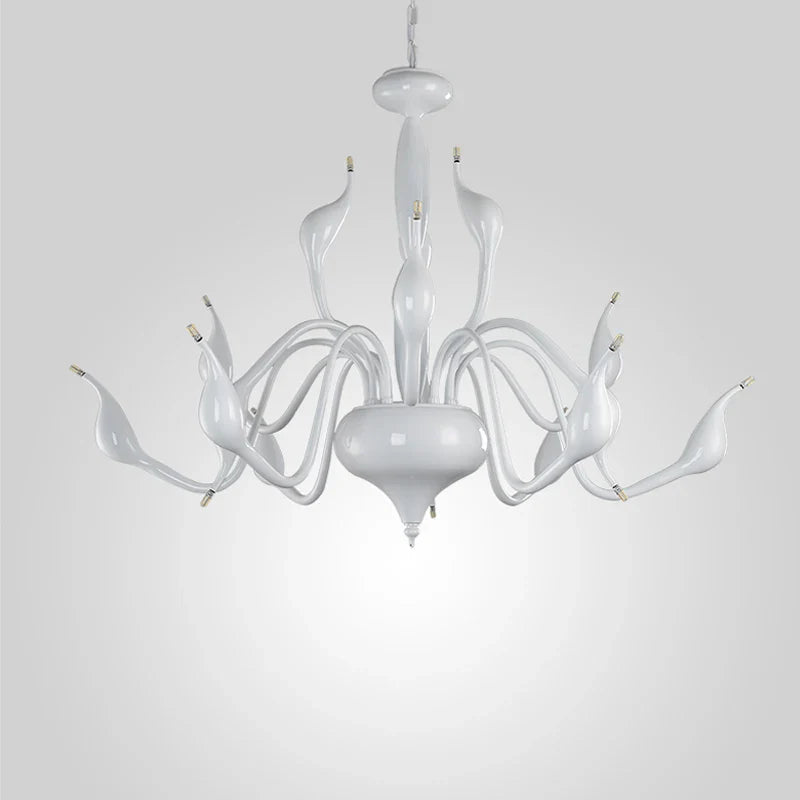 Axyaa Modern Swan Chandelier Nordic LED Lighting for Bedroom and Living Room Decor