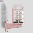 Nordic Glass Outdoor Wall Light with LED, Courtyard & Porch Lamp - Axyaa