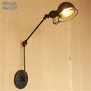 Axyaa Retro Swing Iron Wall Sconce Lamp Set for Home Bar Fixtures