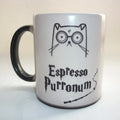 Axyaa Magic Cat Color-Changing Coffee Mug - Heat Sensitive Tea Cup