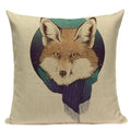 Axyaa Cute Animal Cartoon Home Decor Cushions - Golden Retriever & Koala Pillows