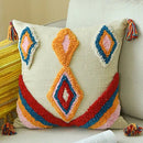 Axyaa Wool Tassel Moroccan Style Pillow Cover 45x45cm/30x50cm