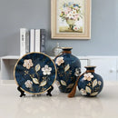 Axyaa Ceramic Vase Set for Stylish Dried Flowers Arrangement and Home Decor