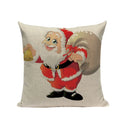 Axyaa Christmas Cushion Cover: Festive Square Pillow Case for Home Xmas Ambience
