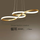 Axyaa Modern LED Pendant Lights for Dining Room - Minimalist Hanging Lamp