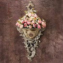 Luxury Palace Wall Hanging Resin Vase Home Decoration by Axyaa