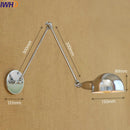 Axyaa Retro Vintage Swing Arm Wall Lamp Industrial Sconce Lighting