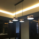 Axyaa Postmodern 4-Head Pendant Light for Dining Bar Office, Modern LED Suspension Lighting