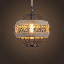 Axyaa Loft Retro Hemp Rope Industrial Chandelier Pendant Light for Dining Room
