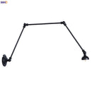 Axyaa Long Arm LED Wall Lights - Adjustable Swing Industrial Sconce