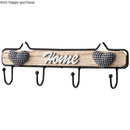 Nordic Style Wooden Wall Hanging Rack for Home Decor by Axya