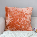 Axyaa Plush Fringed Soft Pillow Cover 50x50cm Solid Cushion for Home Decor