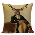 Axyaa Nordic Dog Lion Bunny Home Decor Pillow Case Sofa Cover 45x45cm Square