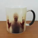 Axyaa Walking Dead Color Changing Coffee Mug - Zombie Head Surprise Gift