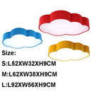 Axyaa LED Cloud Kids Room Ceiling Light - White Blue Red Yellow Fixtures