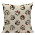 Axyaa Pug Dog Cat Bird Cushion Cover Sleep Dog Throw Pillow Cover