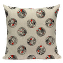 Axyaa Pug Dog Cat Bird Cushion Cover Sleep Dog Throw Pillow Cover