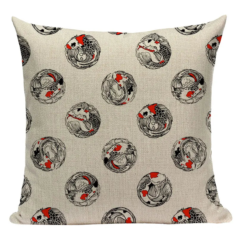 Axyaa Pug Dog Cat Bird Cushion Cover Sleep Dog Throw Pillow Cover