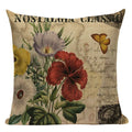 Axyaa Nordic Animal Plant Decorative Pillow Case Covers for Sofa