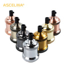 Axyaa Industrial Retro Edison Lamp Base E27 Aluminum Socket Fixture