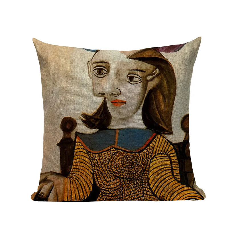 Axyaa Picasso Paintings Decorative Cushion Covers - Starry Night & Abstract Art