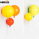 Axyaa Balloon Wall Light: Baby Child Room Stairway Lamp Decoration Sconce